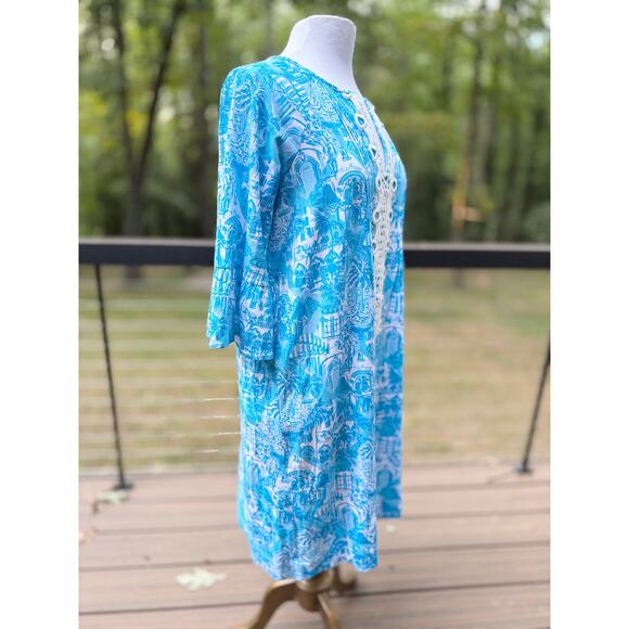 Lilly Pulitzer Krysta Dress Sunny State Of Mind $178 Size XL - Picture 4 of 9